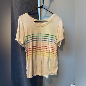 XXL rainbow colored T-shirt